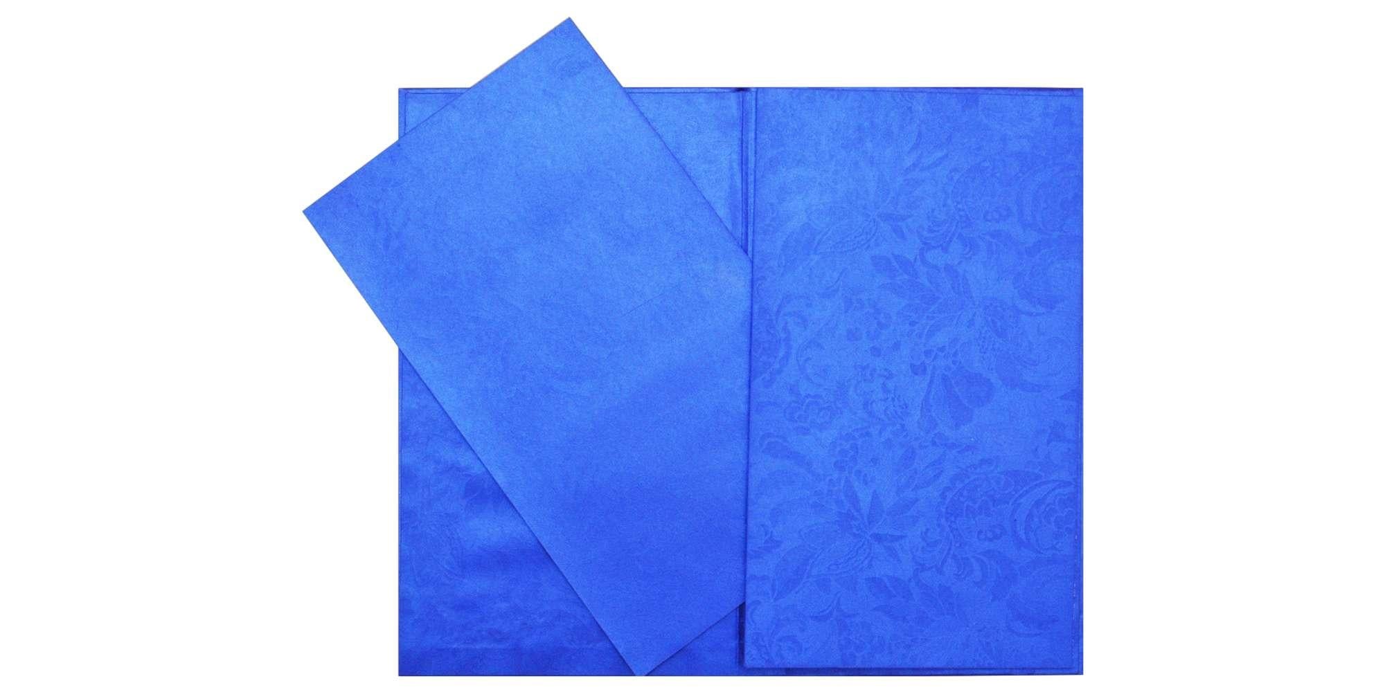 Blue Invitation Card-KNK3564