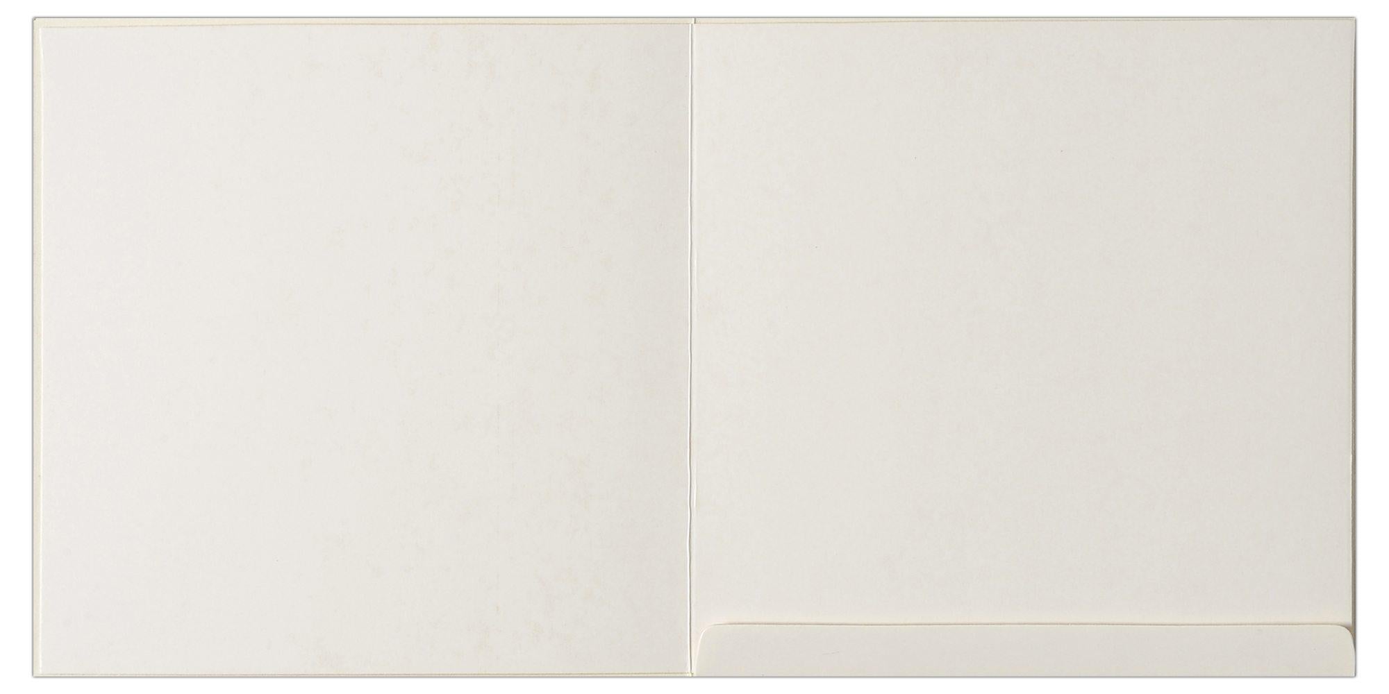 Invitation Card - Scintillating Silver Floret Designer Invitation Card-KNK3565