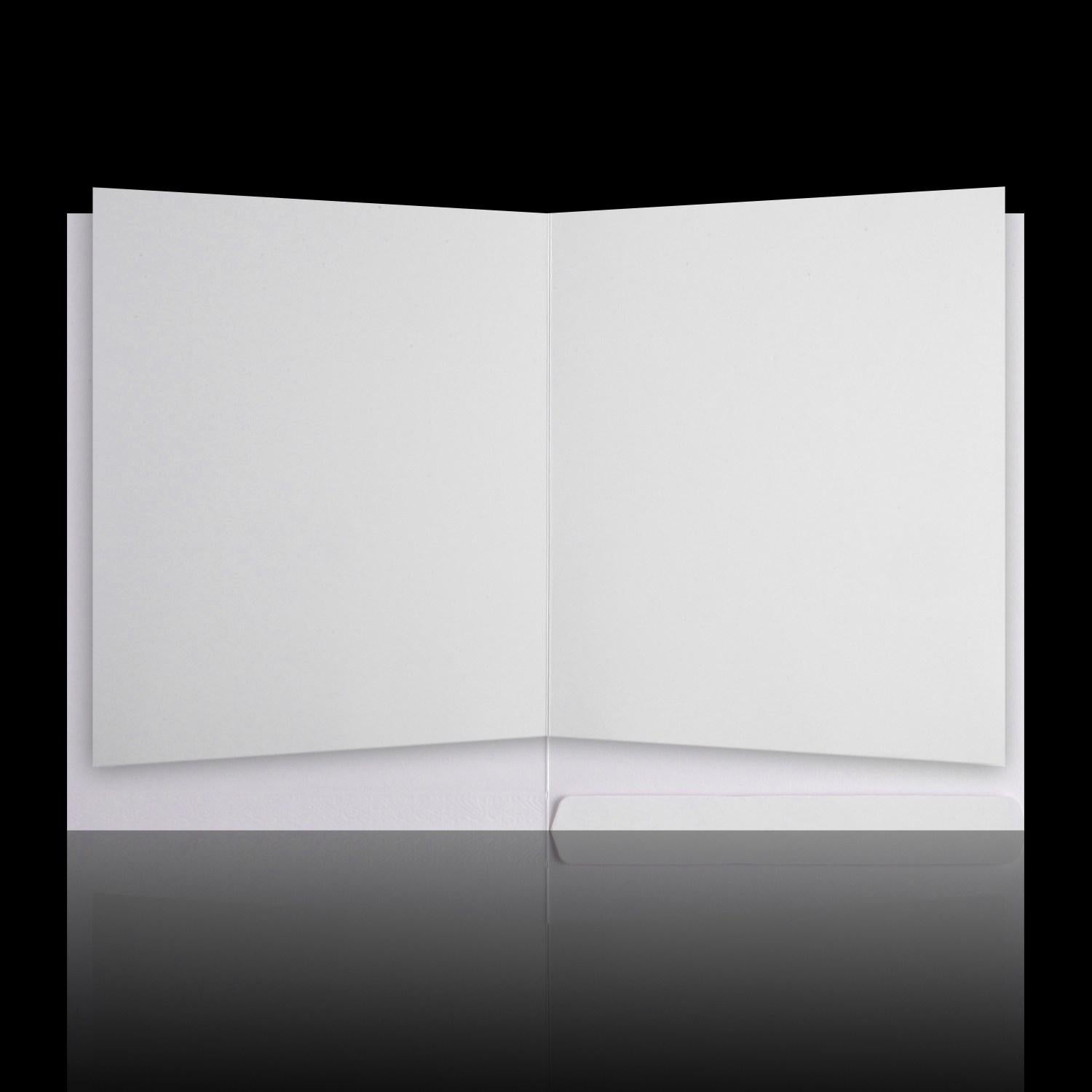 Gold Foiling Ganesha With Blue Background Wedding Card - KNK4359