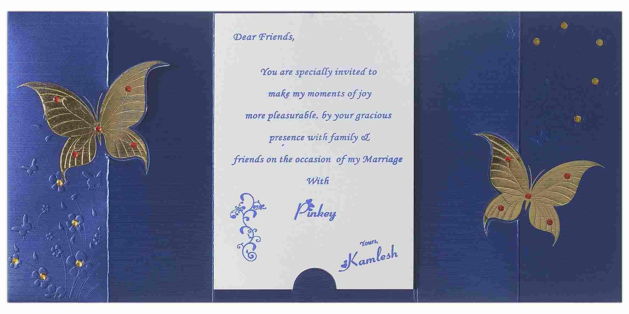 Invitation Card - Butterfly dream Invitation card-KNK4563