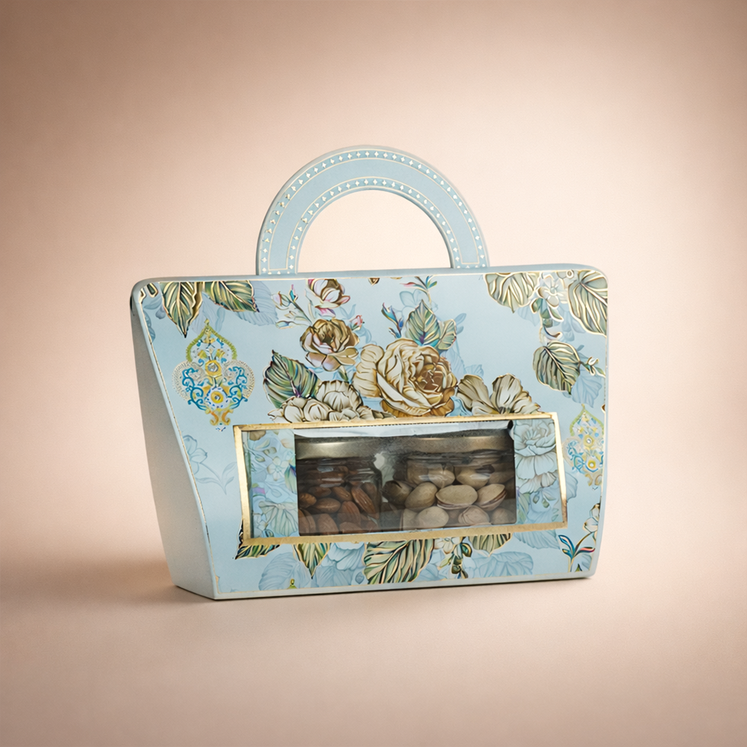 Blue Floral Return Gift Hamper-GNBT9414