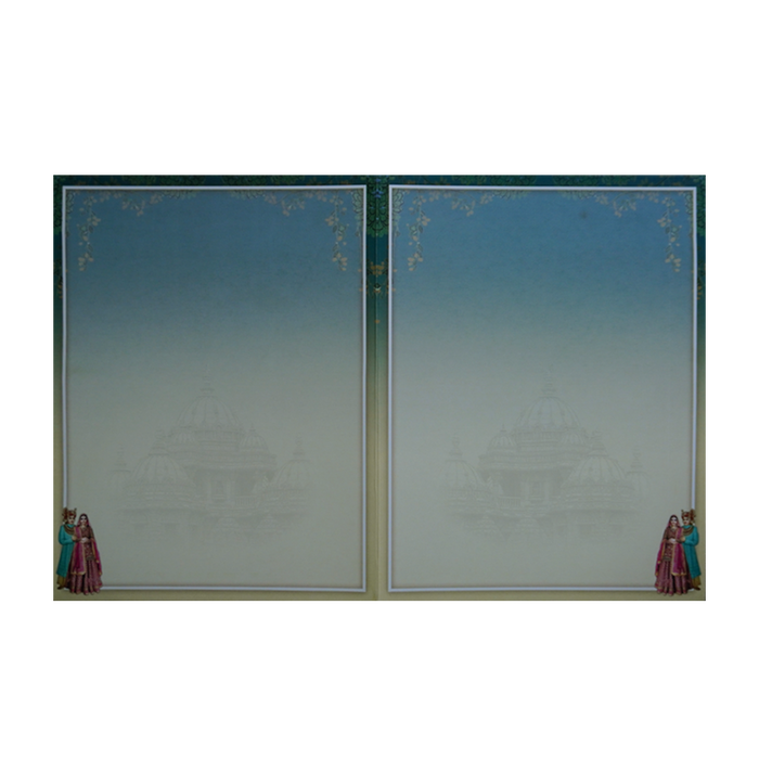 Emerald Bride and Groom Wedding Card-King of Cards