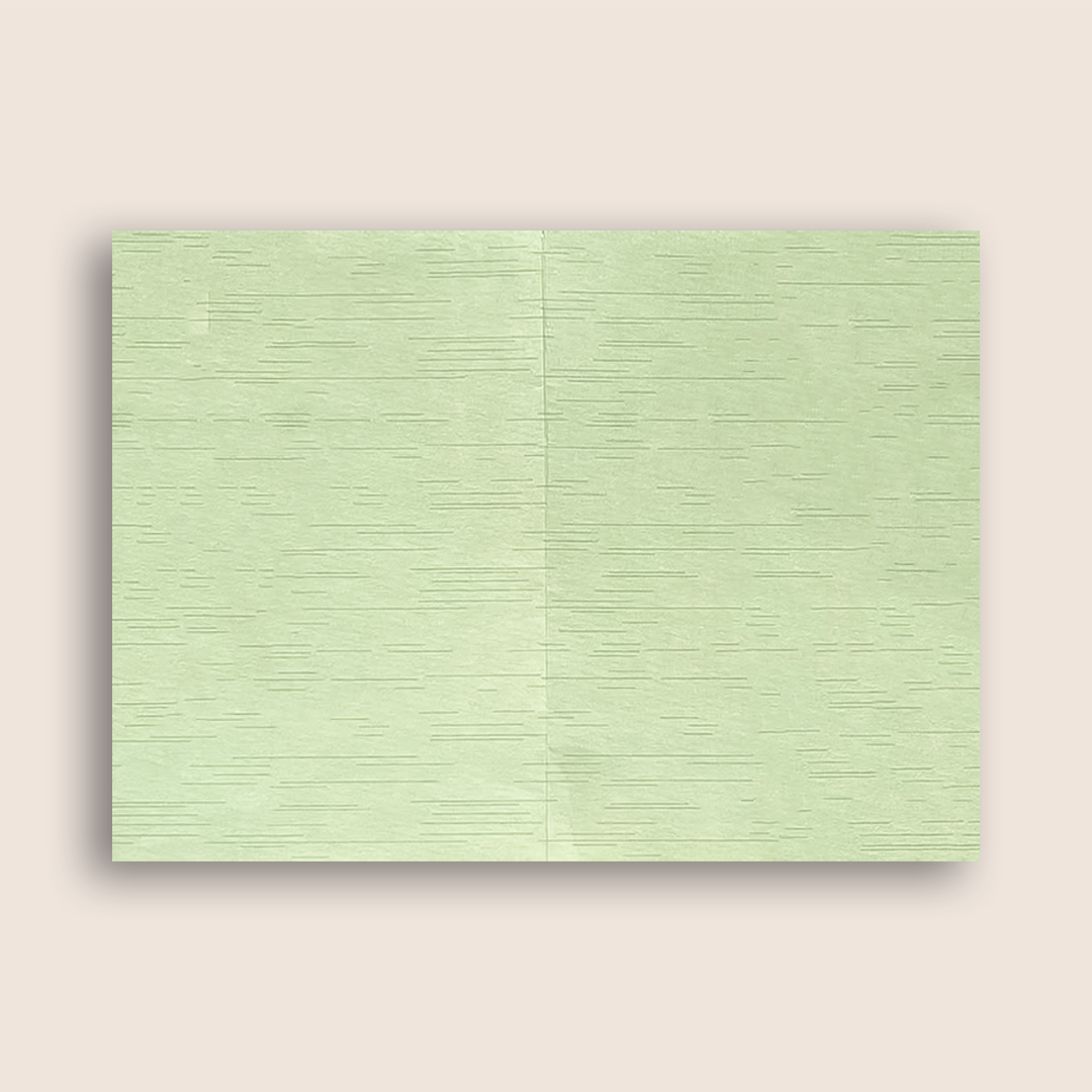 Green Floral Door Style Wedding Invitation - KNT2701GN