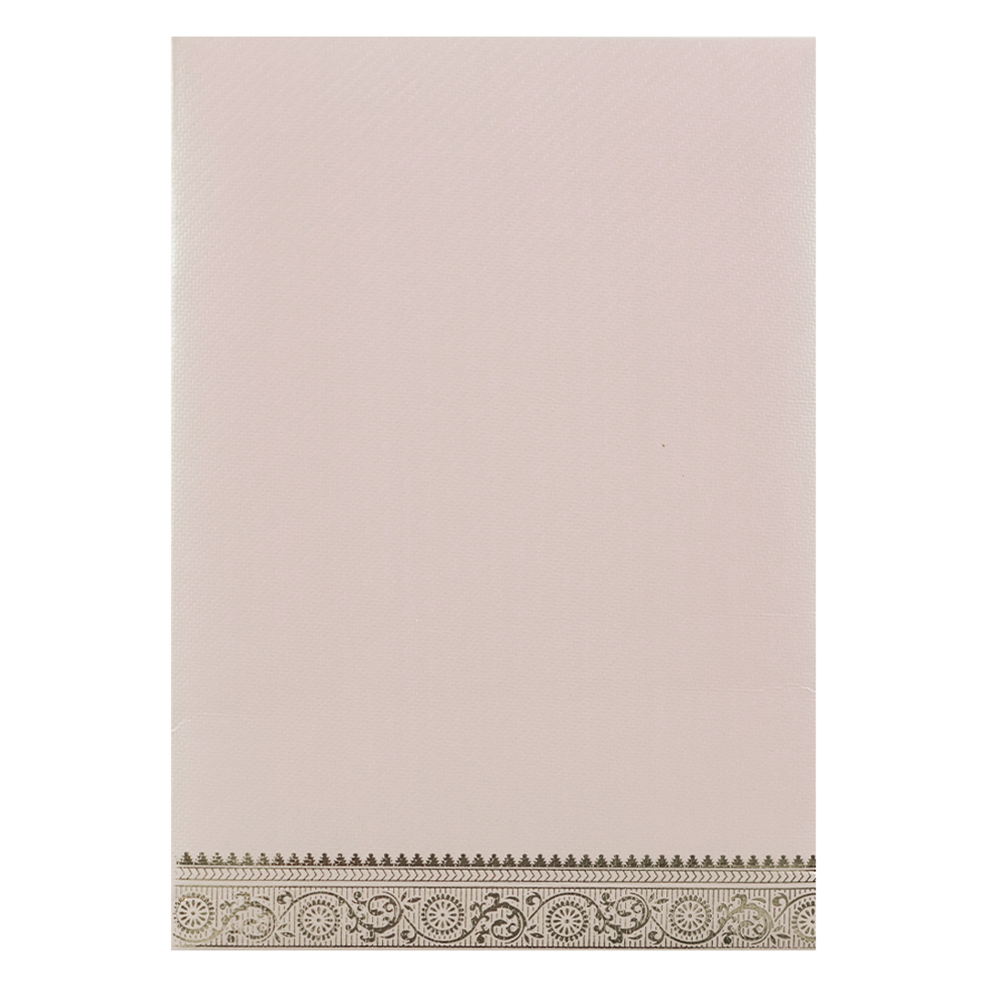 Pink Simple Wedding Card-KNKTPL026