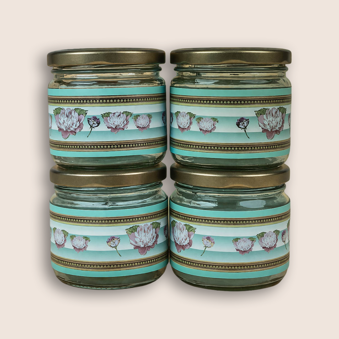 Pastel Blue Peacock Luxury Sweet Jar Box-KBX10101