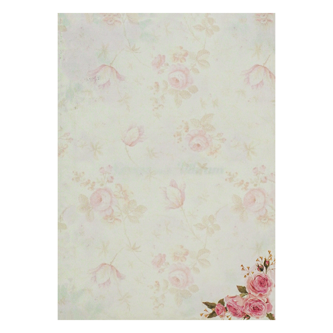 Pink Prince Paper Print Floral Invitation In Offset Print-KNPP680P