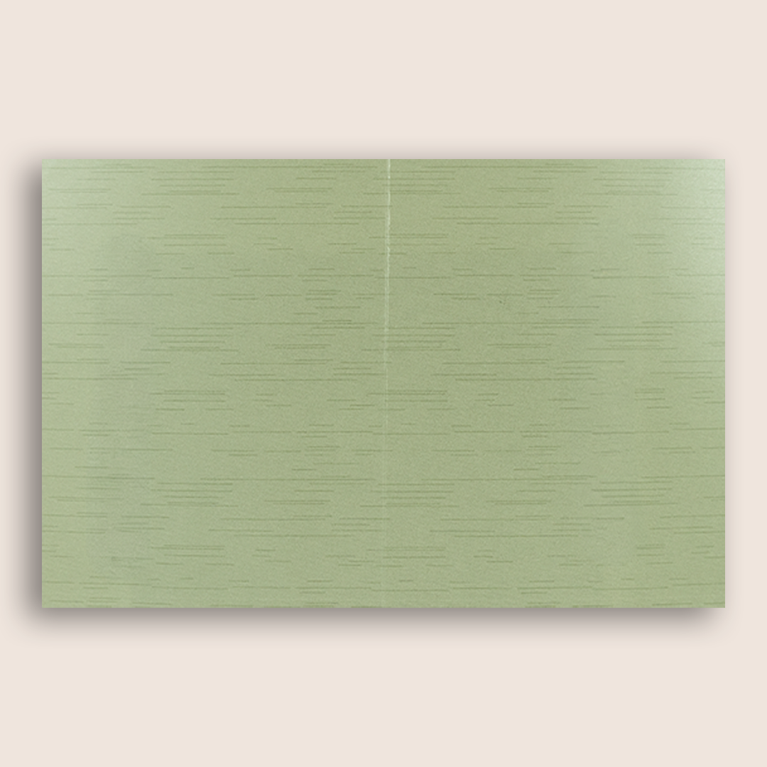 Green Lord Srinivasa Kalyanam Wedding Card - KNKR5039N
