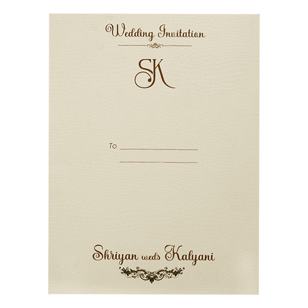 Pink Gold Ornate Frame Wedding Card-KSI64960