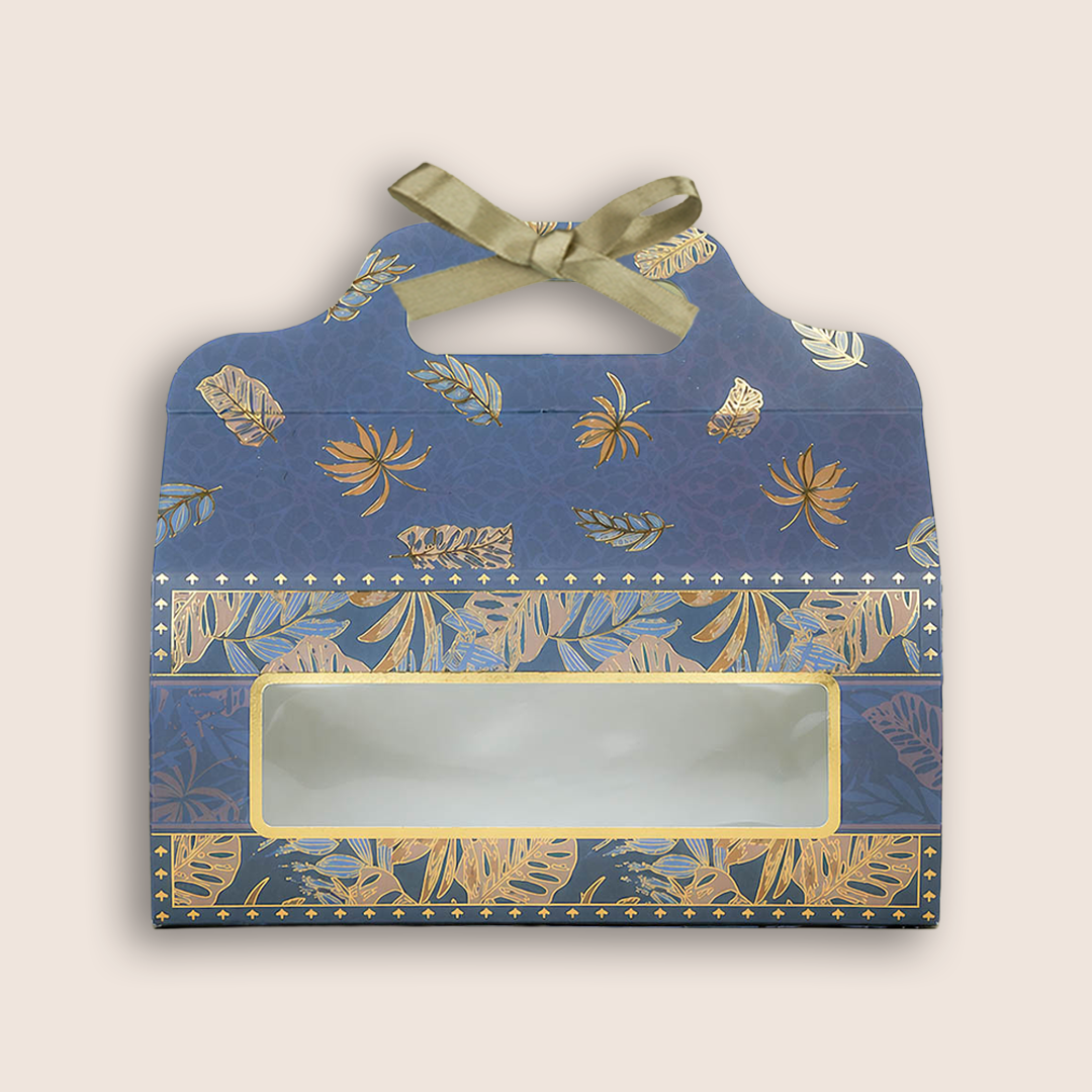 Elegant Navy Palm Return Gift Hamper-GNBT9506
