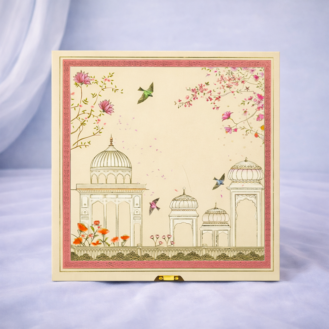 Pink Royal Palace Luxury Sweet Jar Box-KBX10103