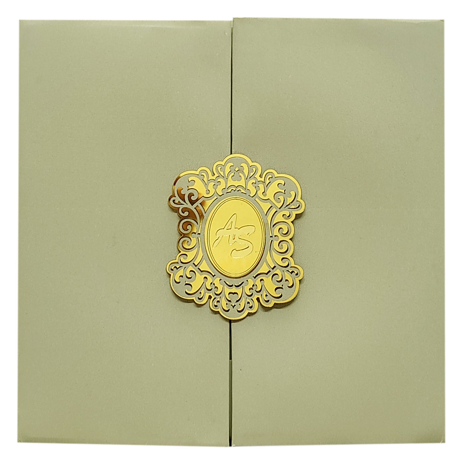Beige Door Padded Invitation Card-King of Cards