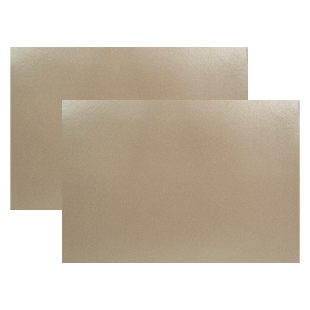 Gold Royal Motif Padded Wedding Card-KJTS1859