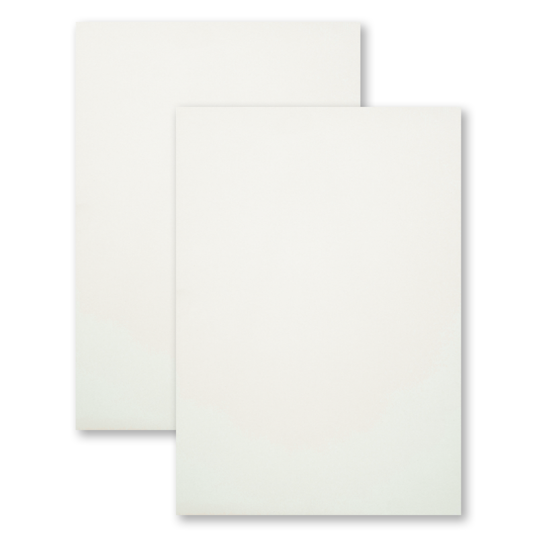 White Gold Couple Wedding Card-KJTS1704