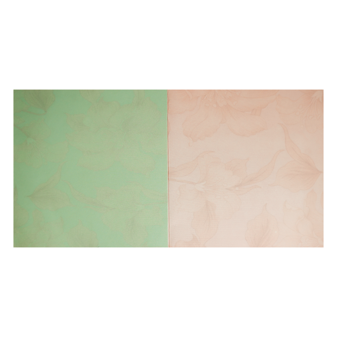 Peach Floral Door Wedding Card-KNSN6711P