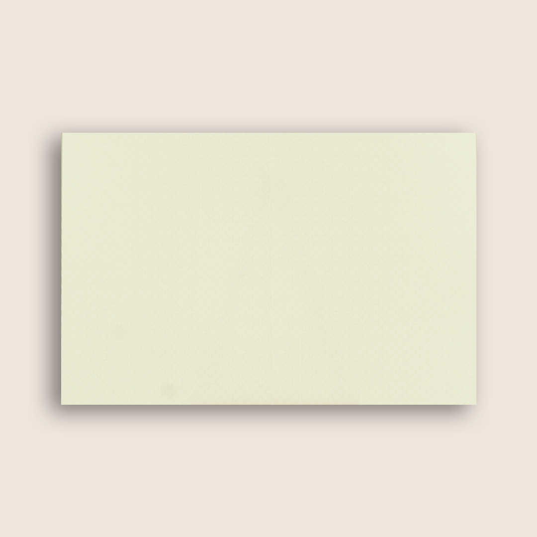 Yellow and White Mandala Wedding Card - KNK7080O
