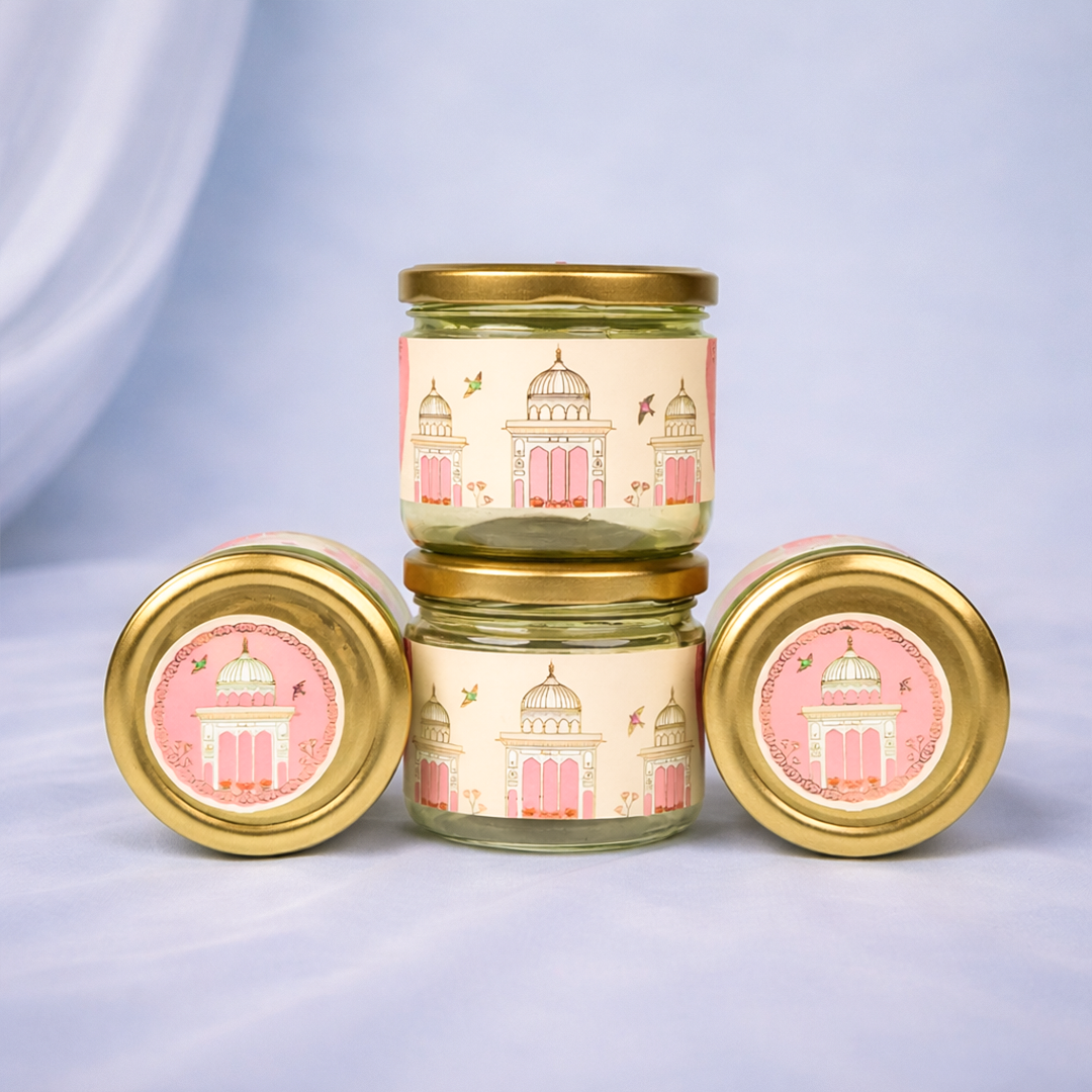 Pink Royal Palace Luxury Sweet Jar Box-KBX10103