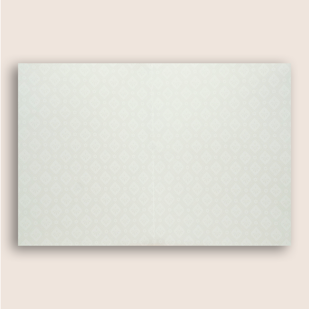 White Pastal Yellow Lord Venkateshwara Wedding Card - KNA2405Y