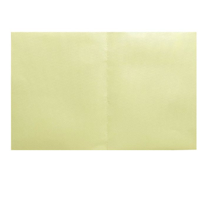 Cream Floral Foil Nameplate Invitation Card-King of Cards