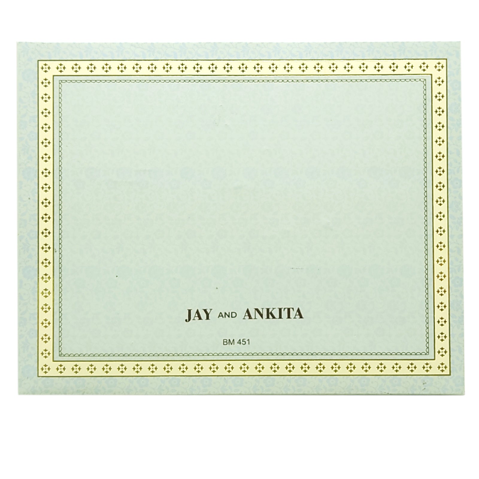 Blue Premium Wedding Card-King of Cards