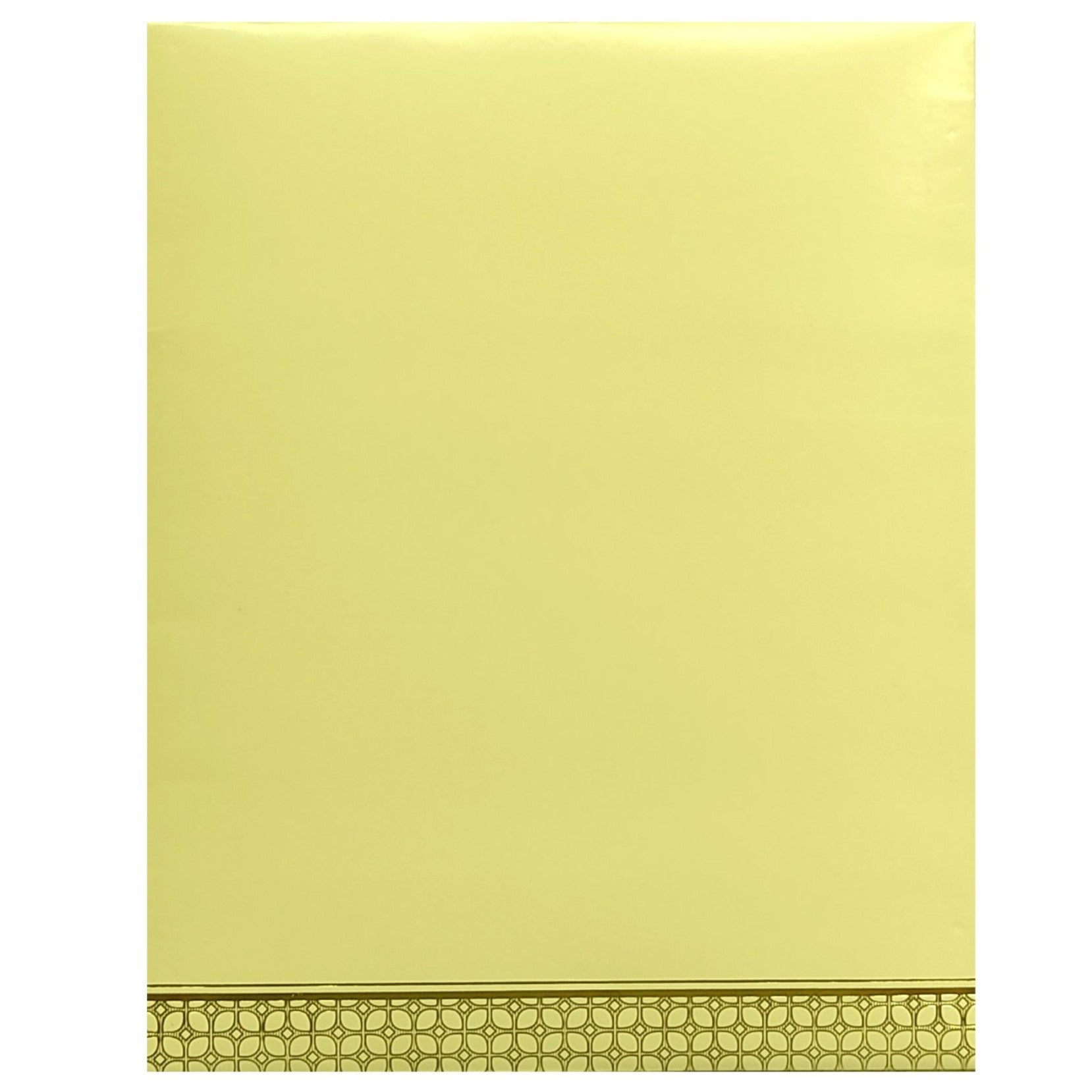 Cream Floral Ganesha Door Invitation Card-King of Cards