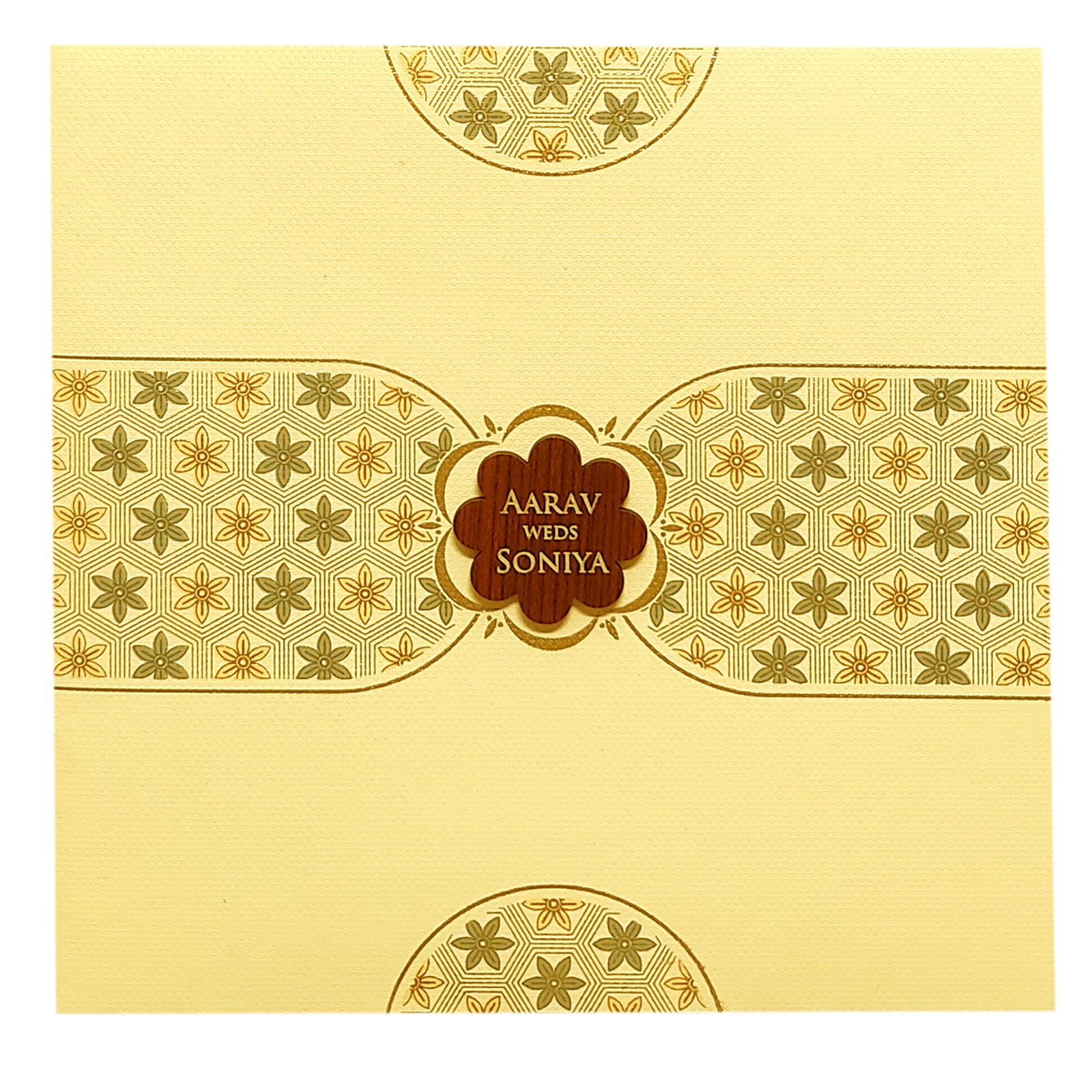 Pale Pink Floral Invitation Card-KRC29331