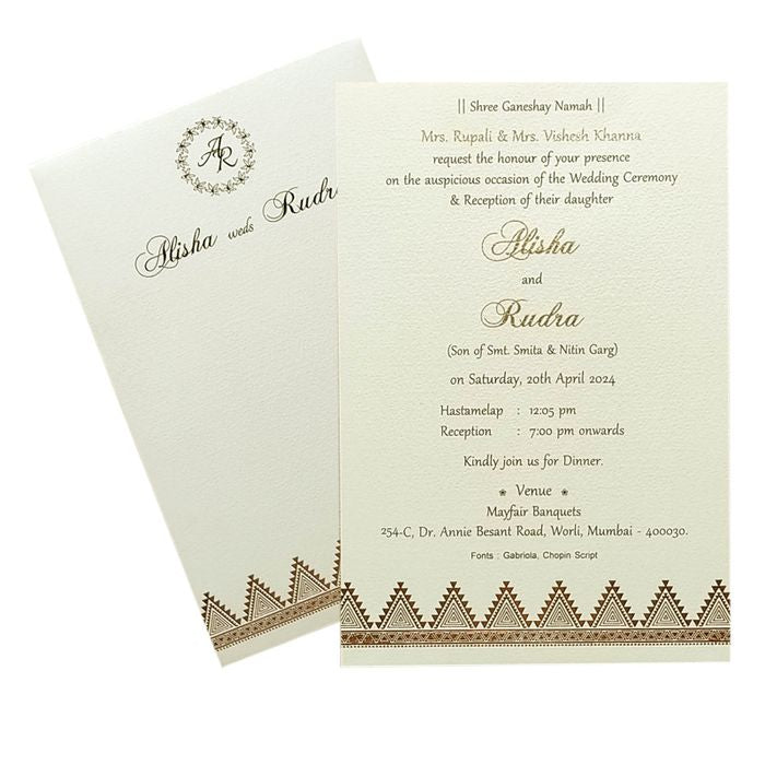 Invitation Card - KRCS6321-King of Cards