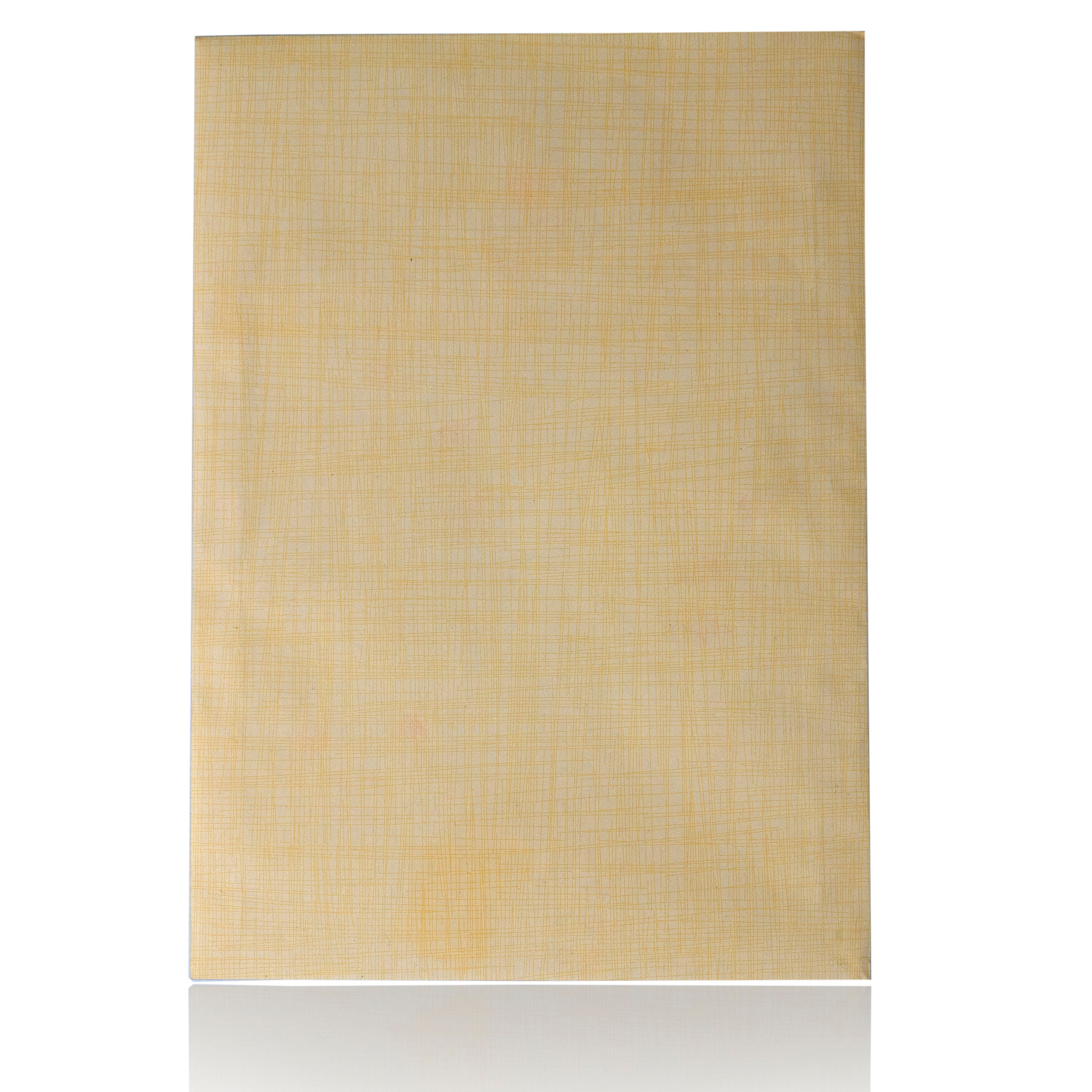 Orange Classic Paper With Gold Foiling Baraat Print And Ganesh Sticker-KNCP825O