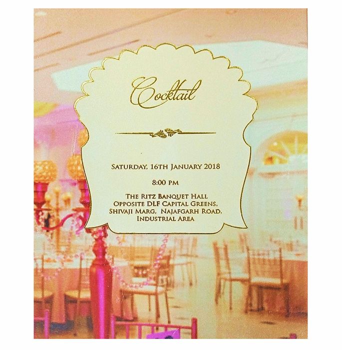 Pink Ultra Premium Floral Box Invitation With Sweets Containers-KNKUP003-King of Cards