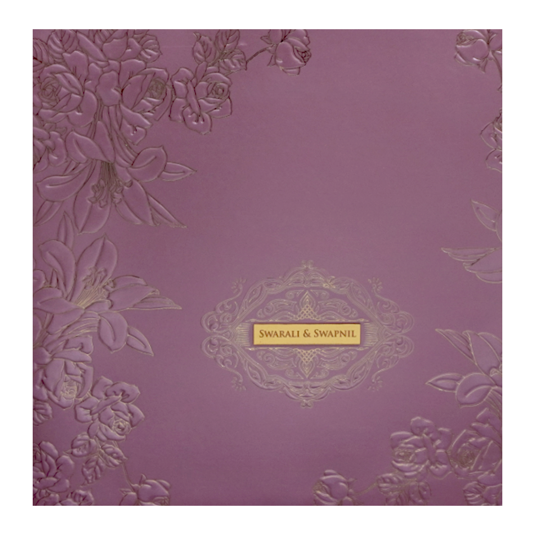 Light Pink Floral Wedding Card-King of Cards