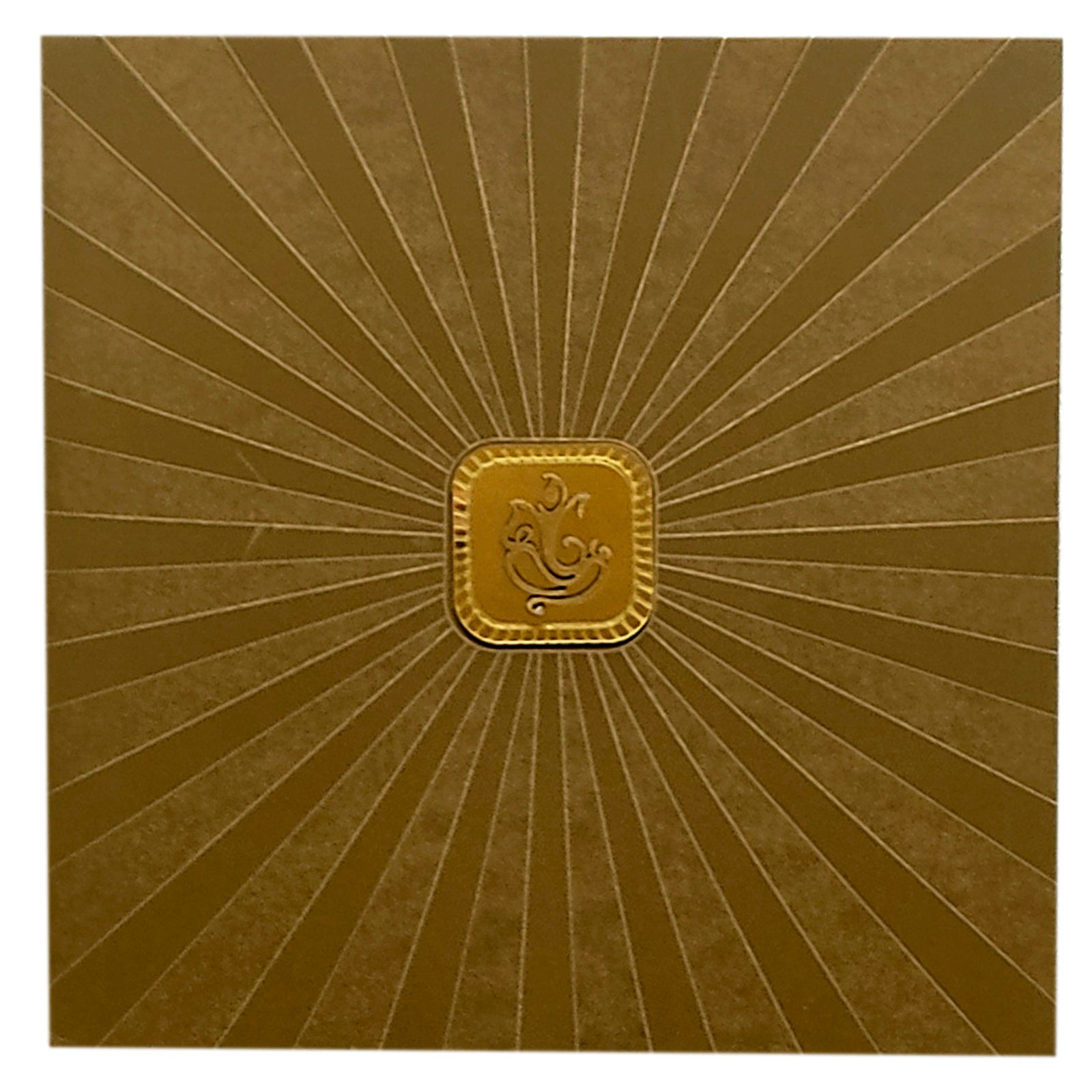 Brown Geometric Design Invitation Card-KRC29261