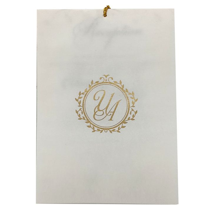 Pale Soft Pink Laser Cut Invitation-King of Cards