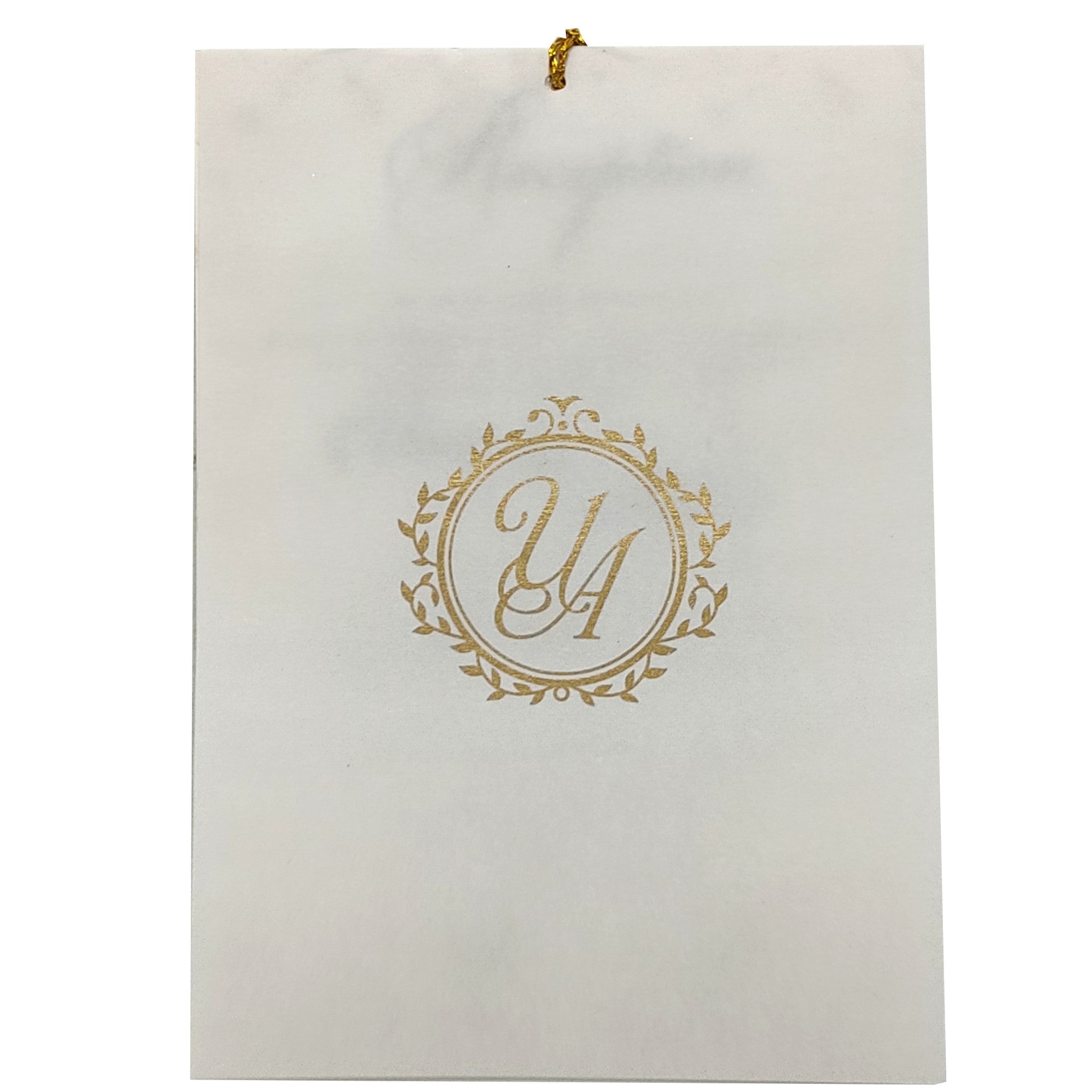 Pale Soft Pink Laser Cut Invitation-King of Cards