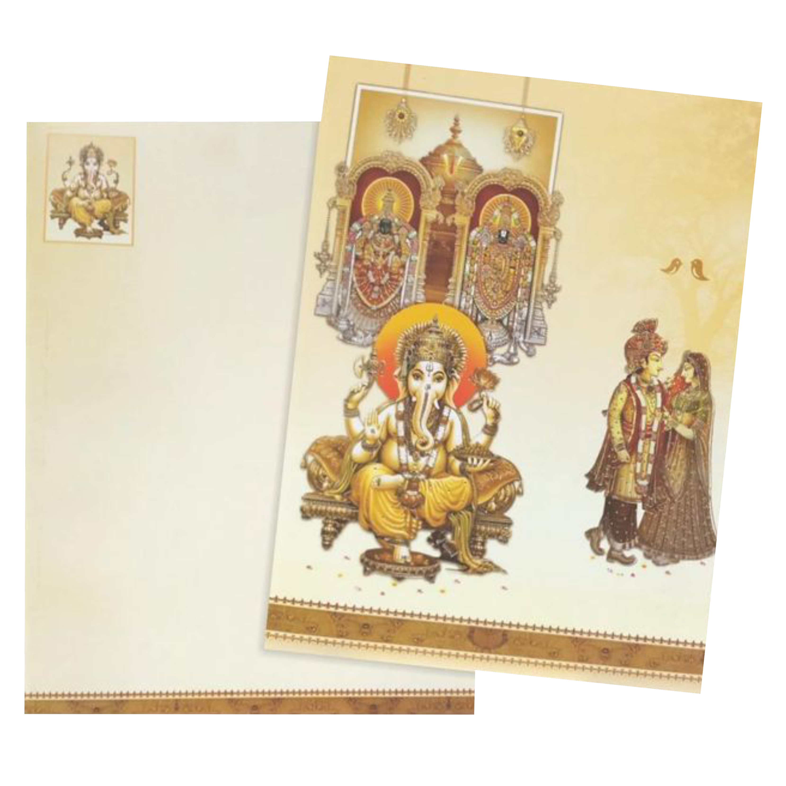 Yellow Offset Jumbo Invitation-KNKJ1082