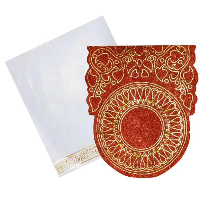 Red Invitation Card-King of Cards