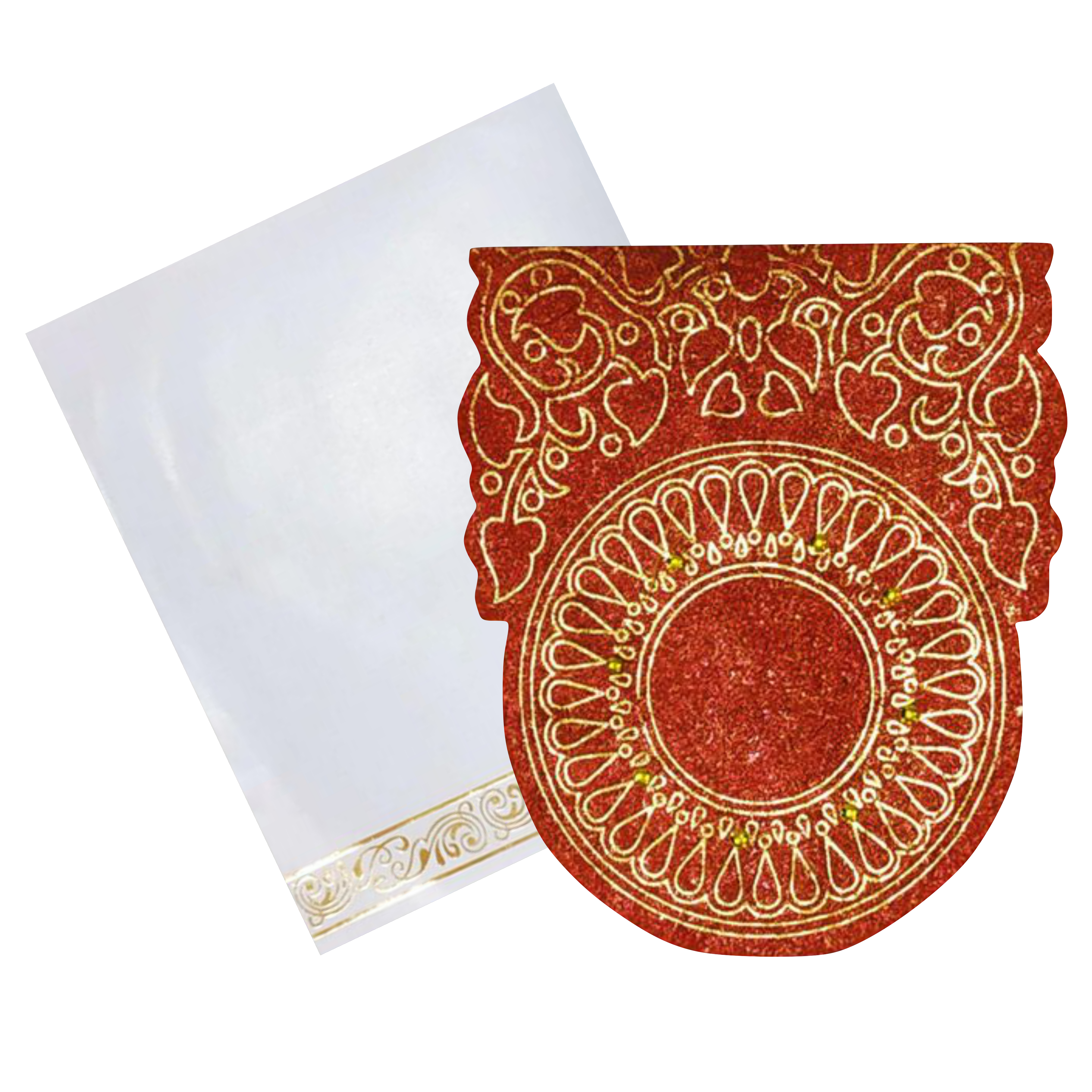 Red Invitation Card-King of Cards