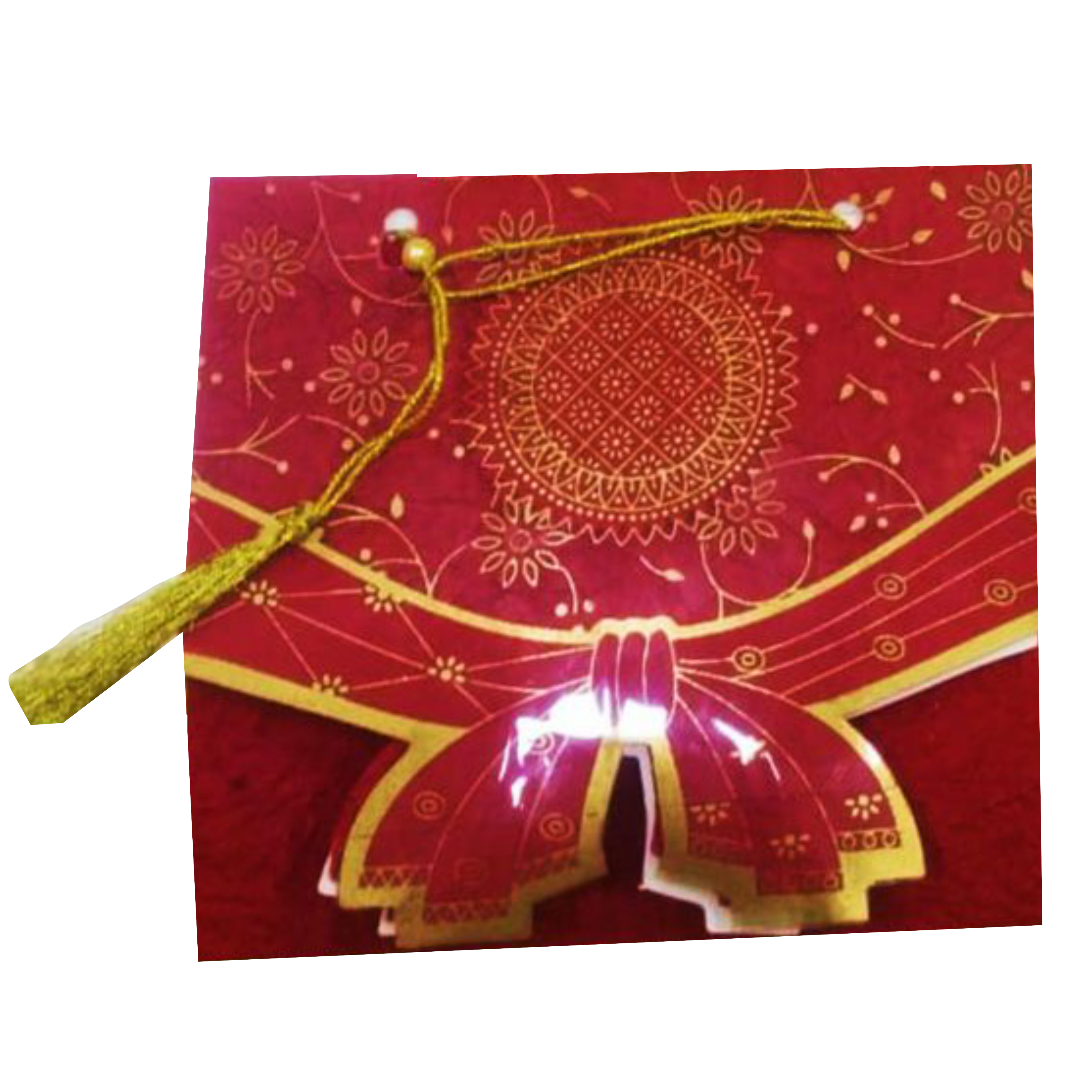 Red Peersonal Invitation Card