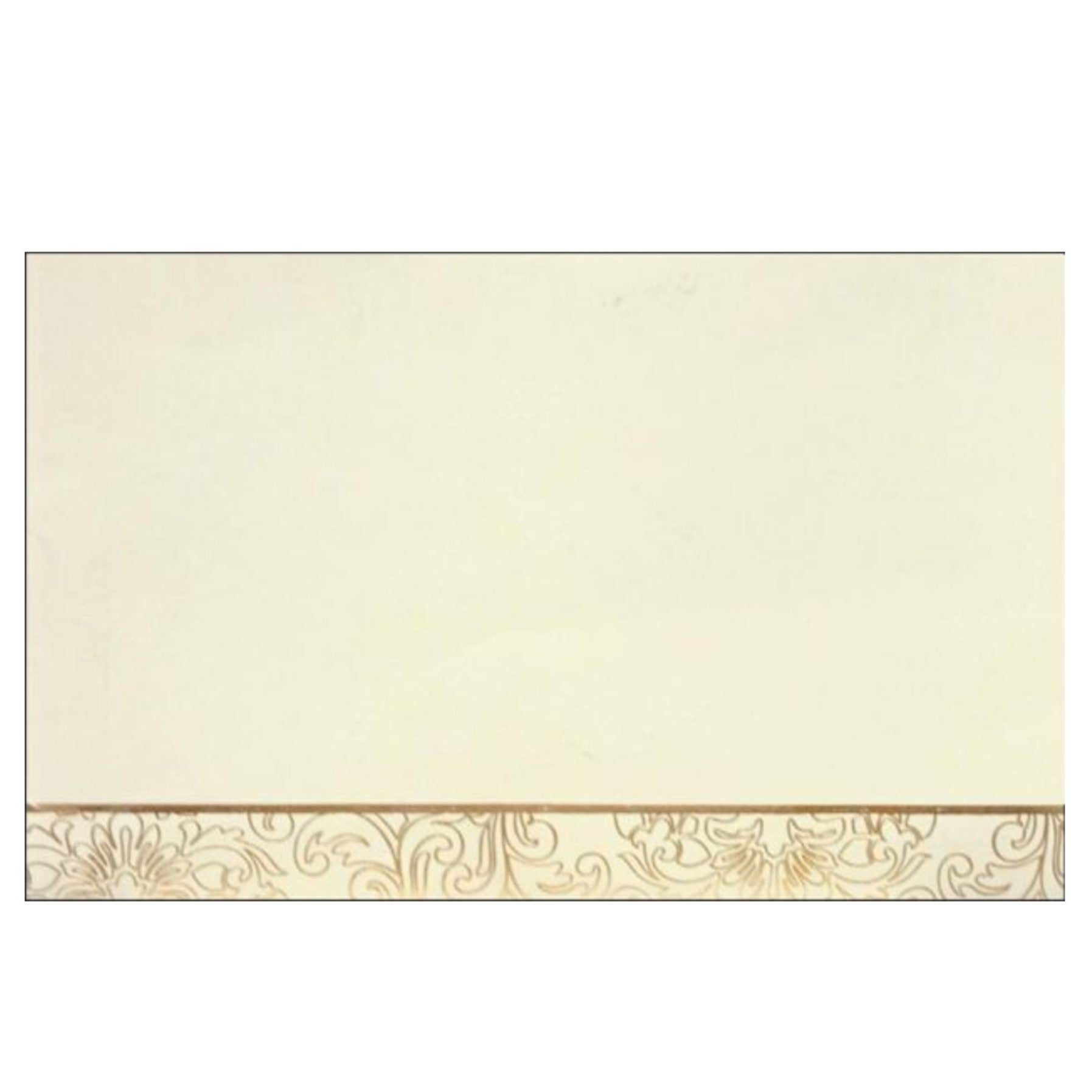 Majestic Mustard Shading With Horizontal Sort Personal Wedding Card - KNHM816G