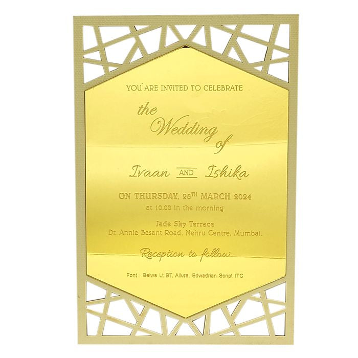 Invitation Card - KRCS6590-King of Cards