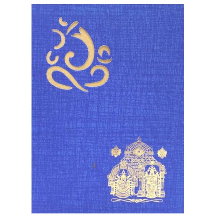 Blue Balaji Padmavathi With Die Cut Ganesha-King of Cards