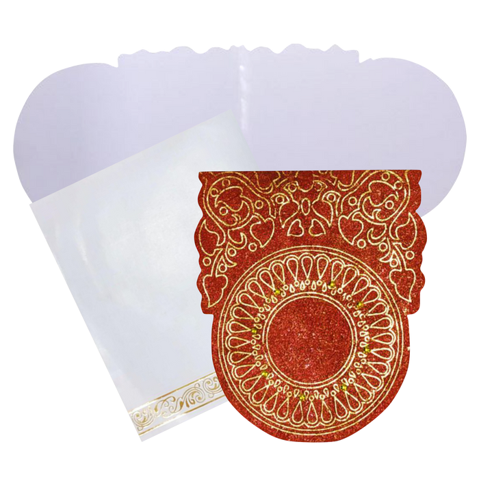 Red Invitation Card-King of Cards