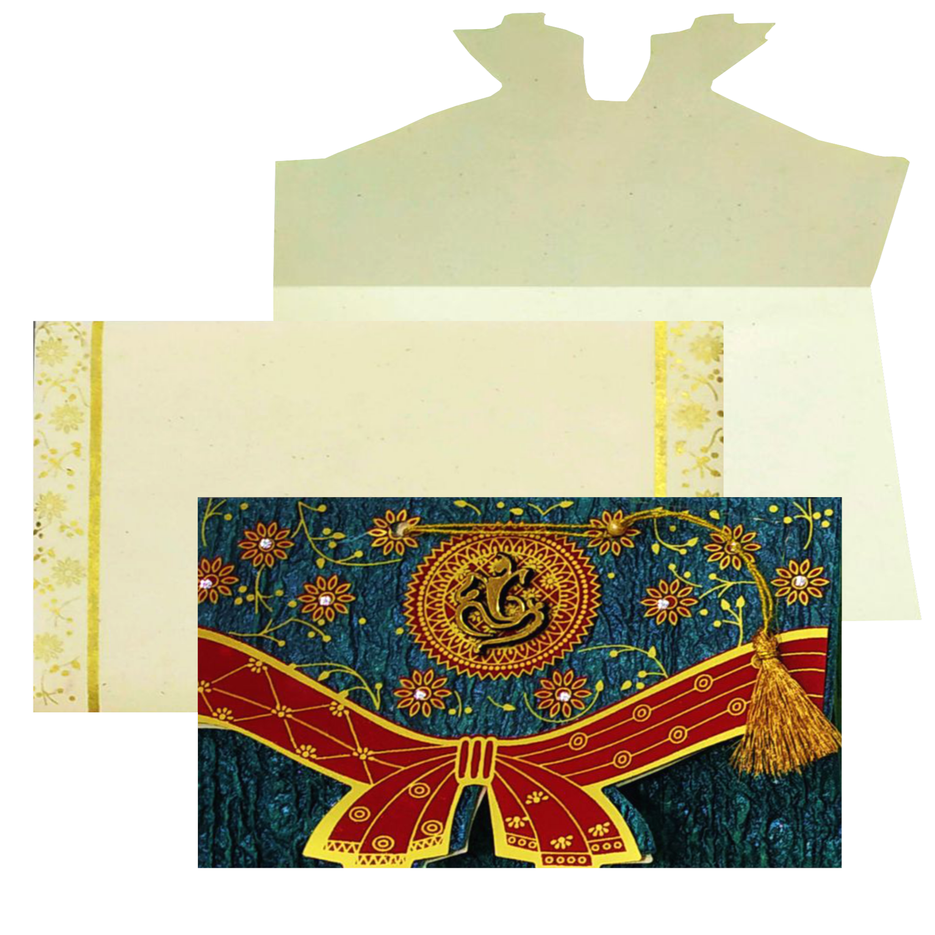 Blue Personal Invitation Card-Knk3095f