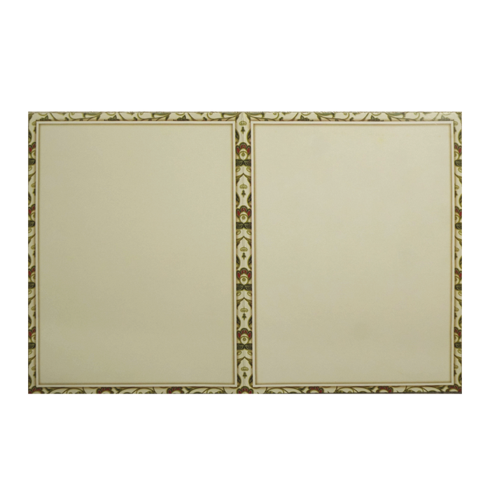 Cream Pattern Wedding Card-King of Cards