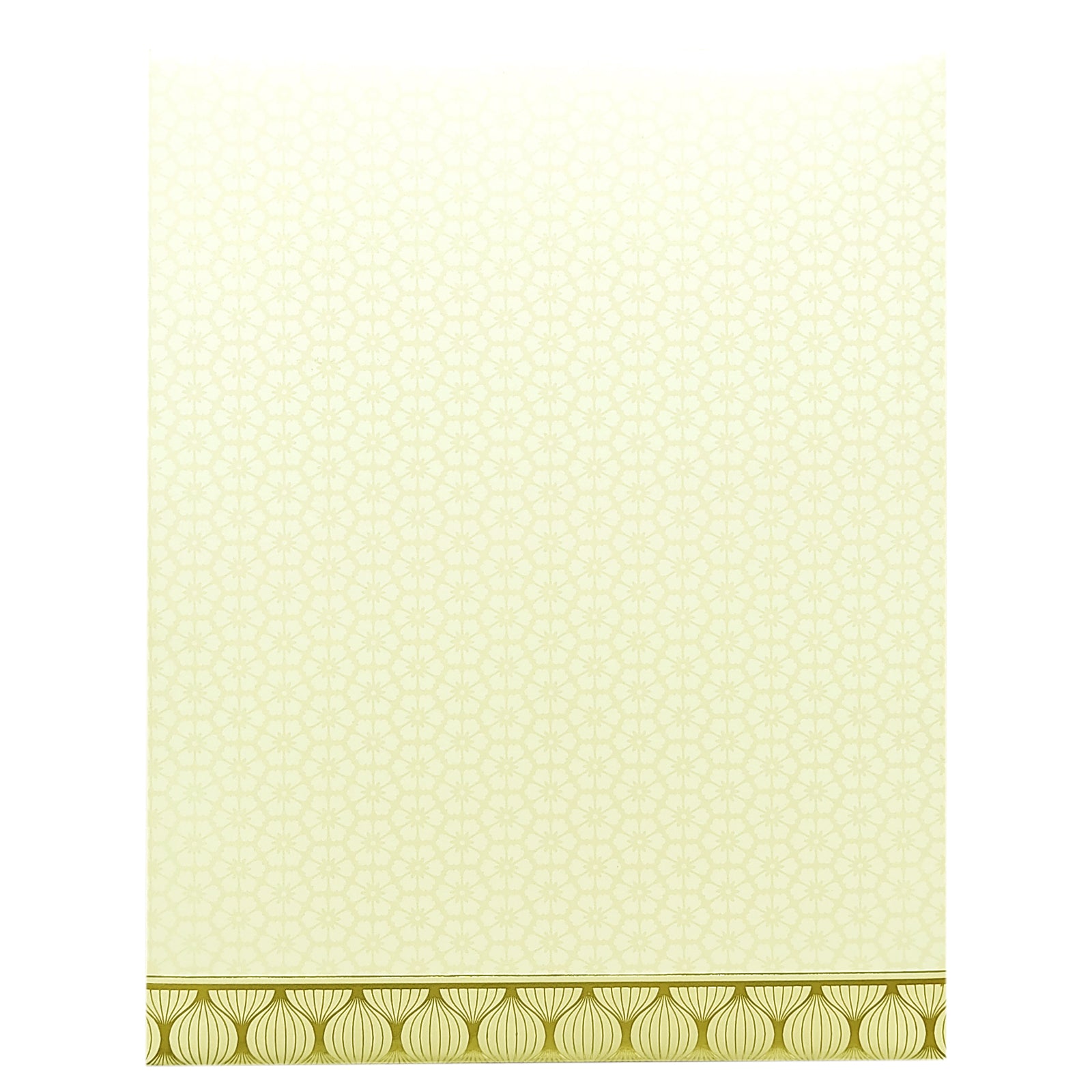 White Laser Cut Design Invitation Card-KNJS2076