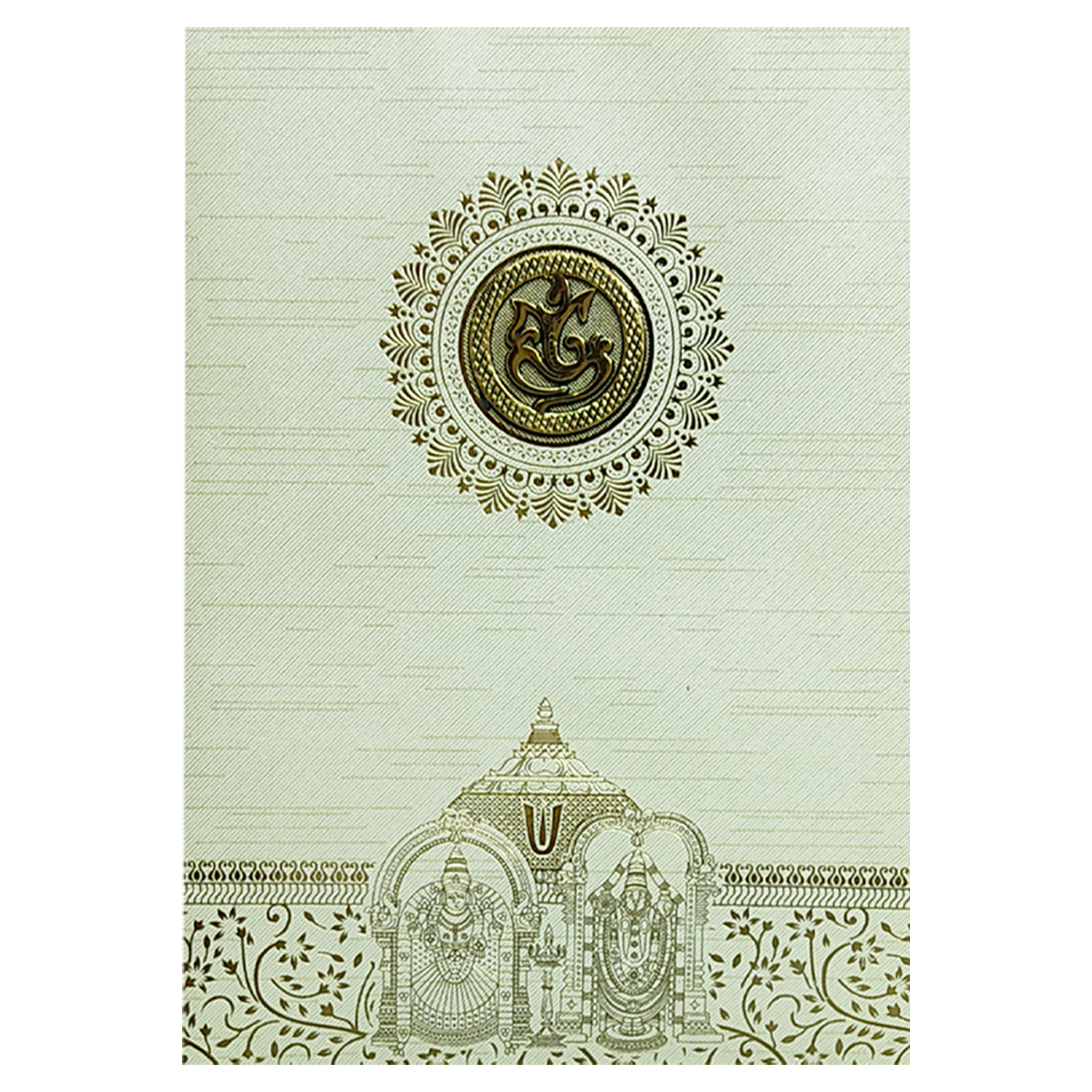 Pista Green Balaji Padmavathi Invitation Card-KNRM8705N