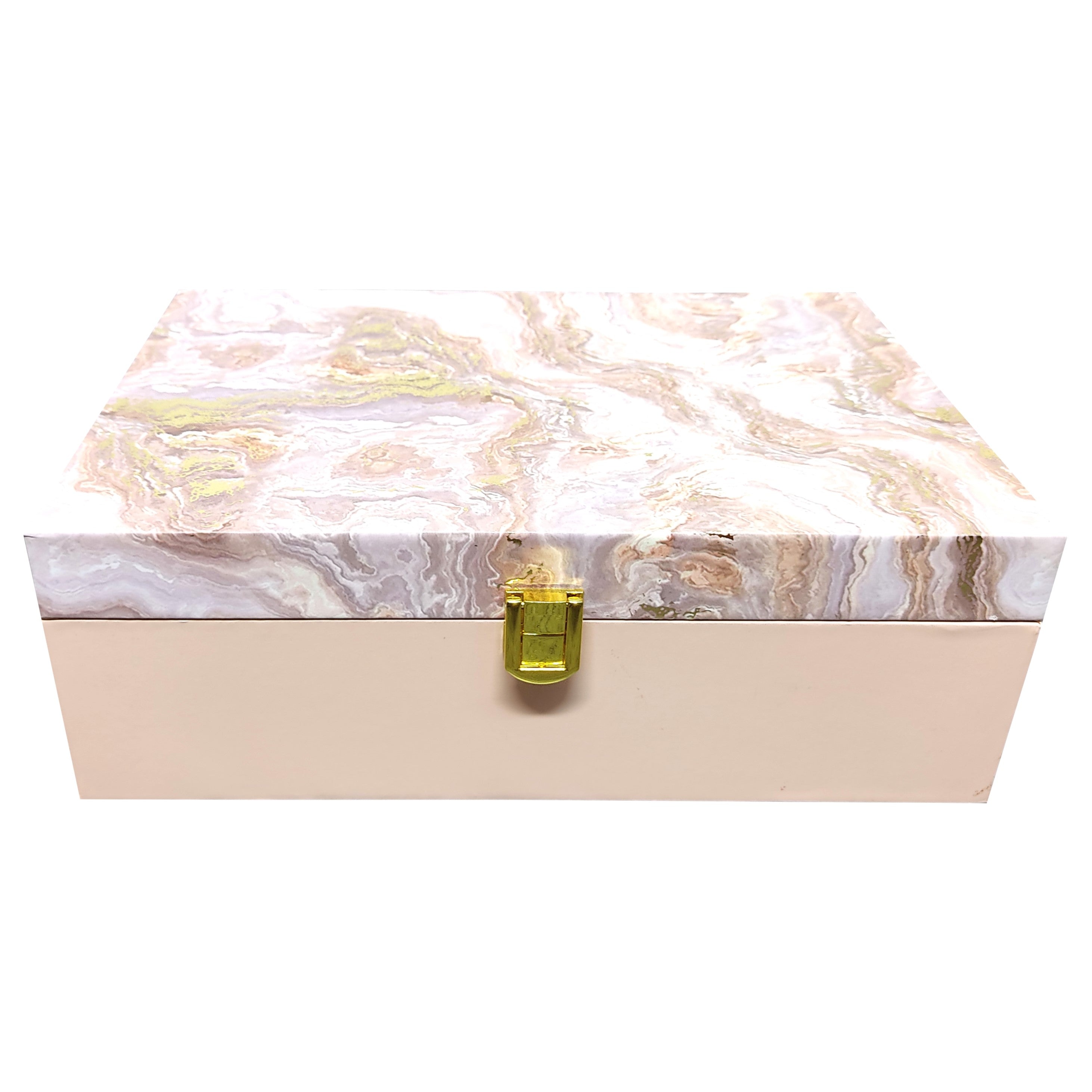 Beige Modern Box Invitation-KBX0302-King of Cards