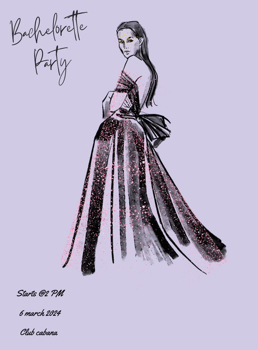 Blue Shining Bachelorrette Party-King of Cards