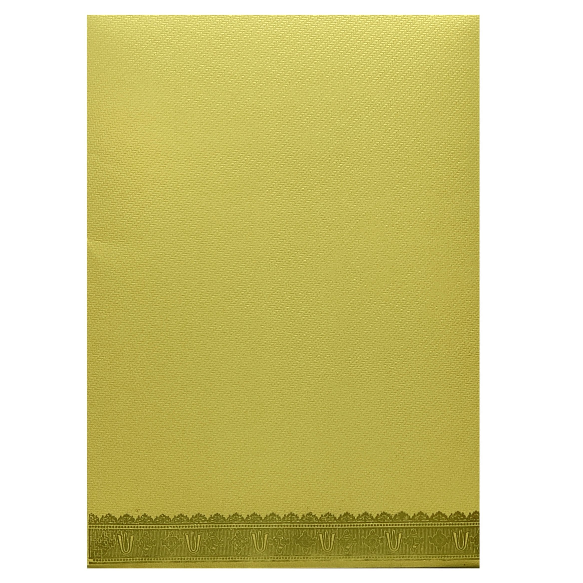 Gold Balaji Padmavathi Invitation Card-KNKTG022