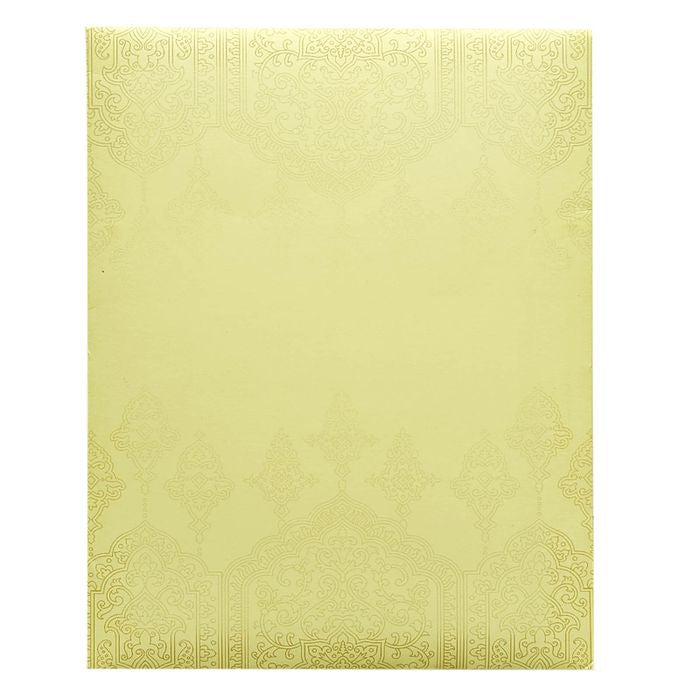 Cream Bride Groom Wedding Invitation Card-King of Cards