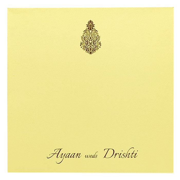 Cream Pink Floral Invitation Card-King of Cards