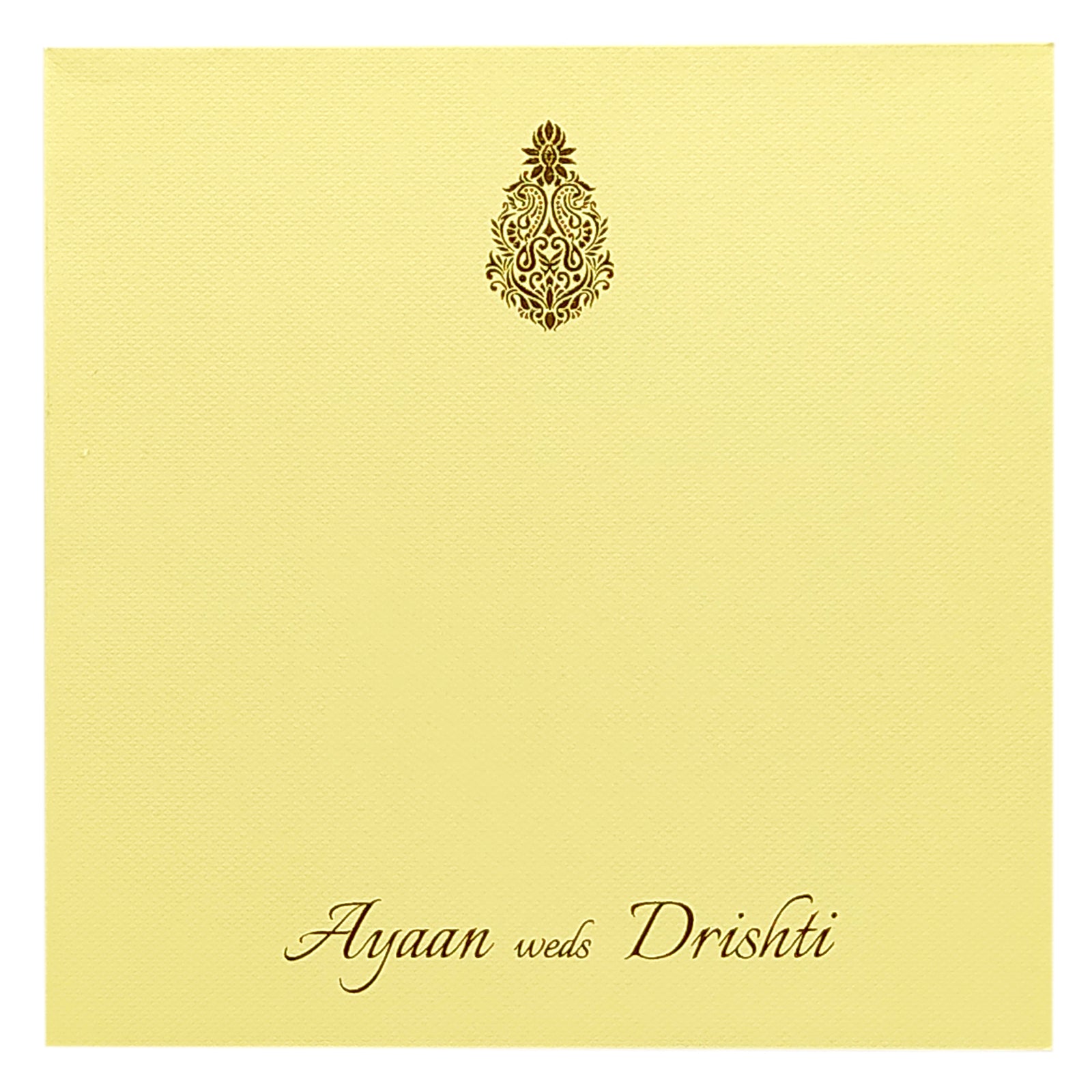 Cream Pink Floral Invitation Card-King of Cards